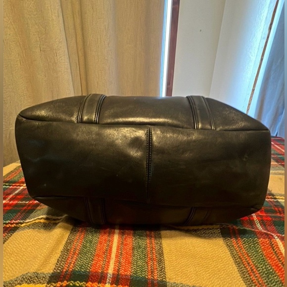 Coach black vintage leather bag large size - Picture 4 of 8
